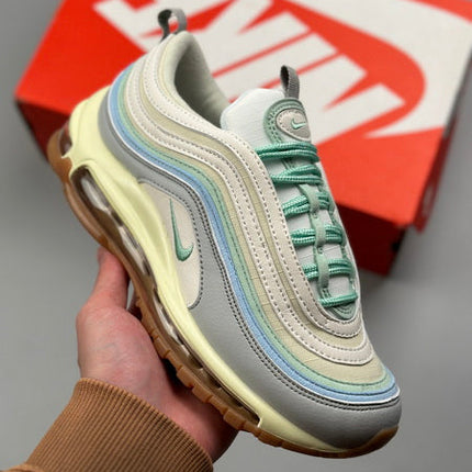 NIKE Air Max 97 "Enamel Vert Sail Worn Bleu"
