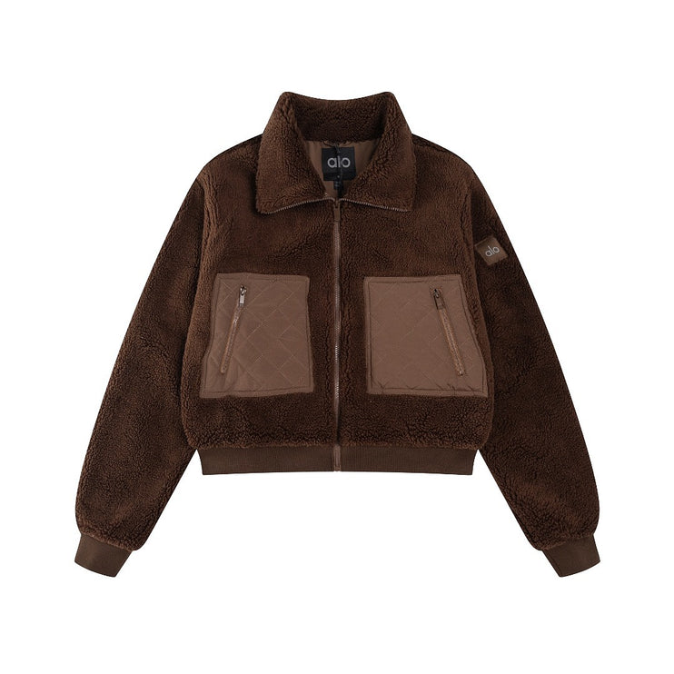 Veste Polaire Alo Marron face