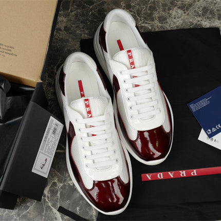 PRADA AMERICA'S CUP BURGUNDY WHITE
