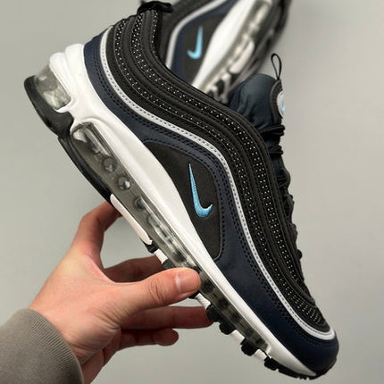 NIKE Air Max 97 " Noir Obsidienne Foncée Bleu Université"