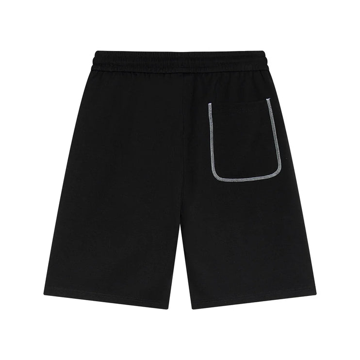 SHORT BRODERIE BLANC CHROME HEARTS NOIR