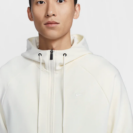 SWEAT A CAPUCHE ZIP NIKE BLANC