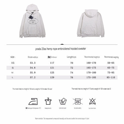 Prada Milano Grey Hoodie