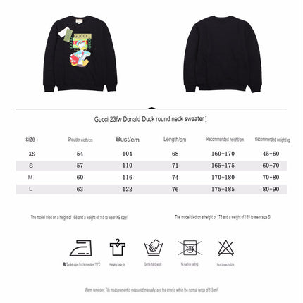 Gucci Donald Duck Sweatshirt - Black