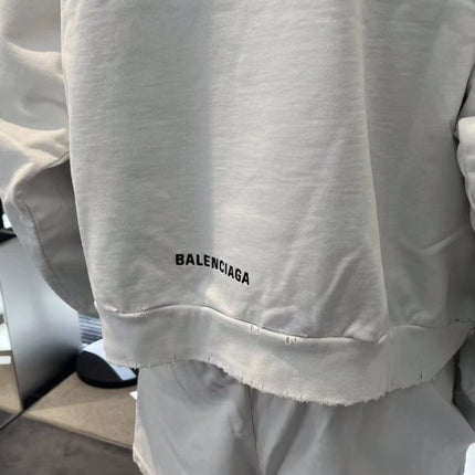 Balenciaga White Be Yourself Hoodie