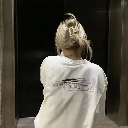 Balenciaga White Sweatshirt