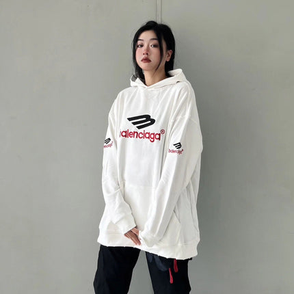 Balenciaga White Hoodie