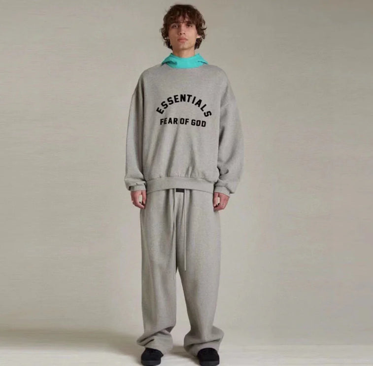 Sweat à capuche Fear of God Essentials - Gris
