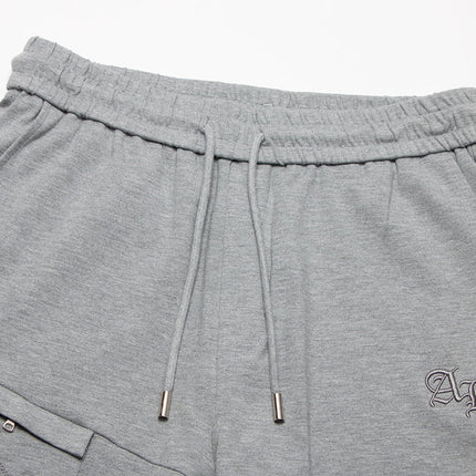 SHORT GRIS AVEC LOGO FER À CHEVAL CHROME HEARTS