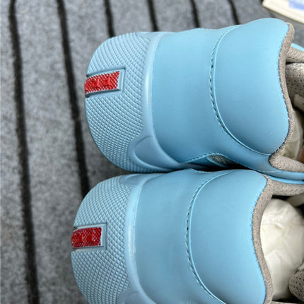 PRADA AMERICA'S CUP SOFT RUBBER LIGHT BLUE SILVER