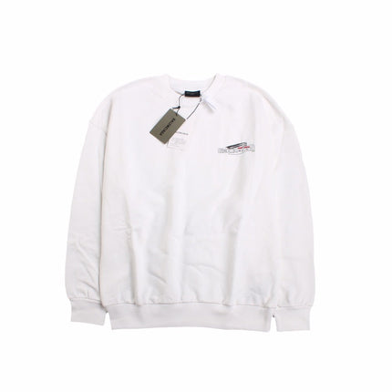 Balenciaga White Sweatshirt
