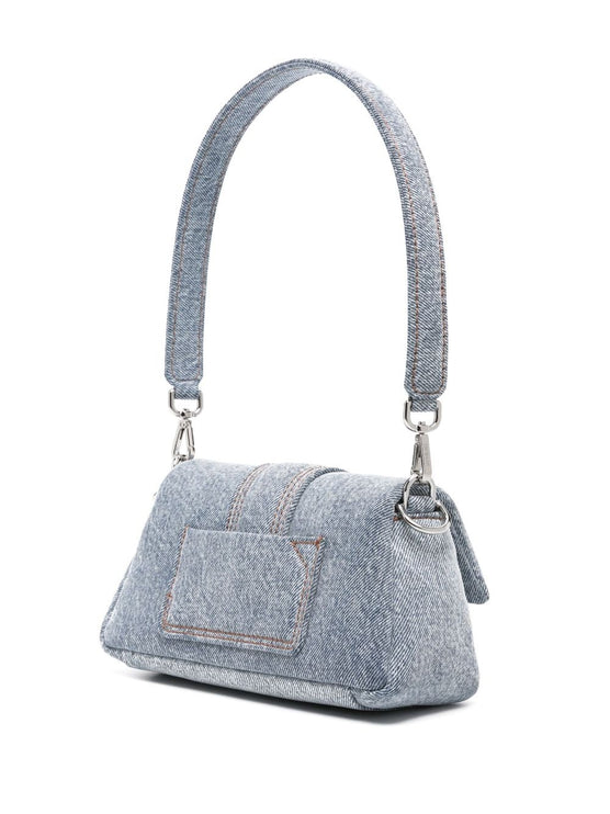 Sacs - Jacquemus - petit sac porté épaule Le Bambimou en jean