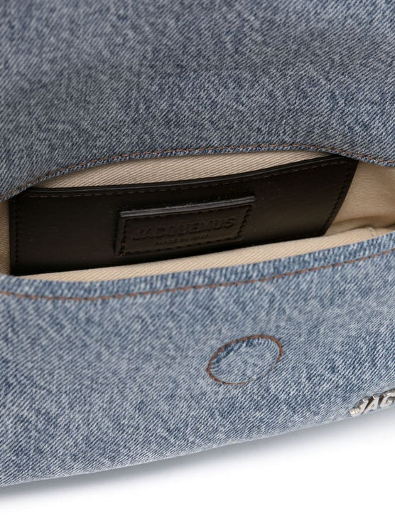Sacs - Jacquemus - petit sac porté épaule Le Bambimou en jean