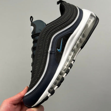 NIKE Air Max 97 " Noir Obsidienne Foncée Bleu Université"