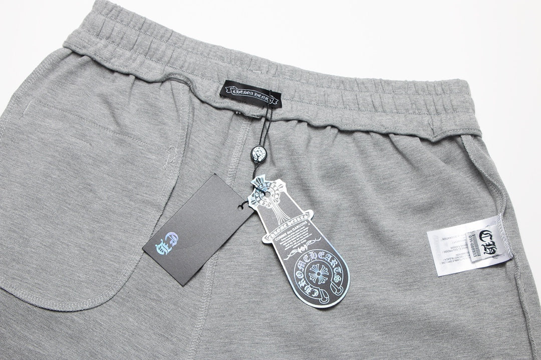 SHORT GRIS AVEC LOGO FER À CHEVAL CHROME HEARTS