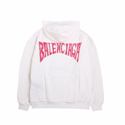 Balenciaga White Hoodie