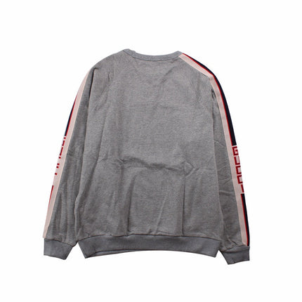 Gucci Grey Sweatshirt with Stripe Detail