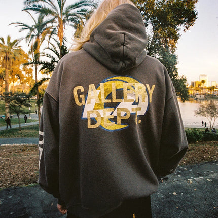 GALLERY DEPT GD X LA RAMS 90'S VINTAGE HOODIE