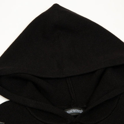 Sweat à capuche avec patch croix noire Chrome Hearts Noir
