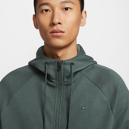 SWEAT A CAPUCHE ZIP NIKE VERT