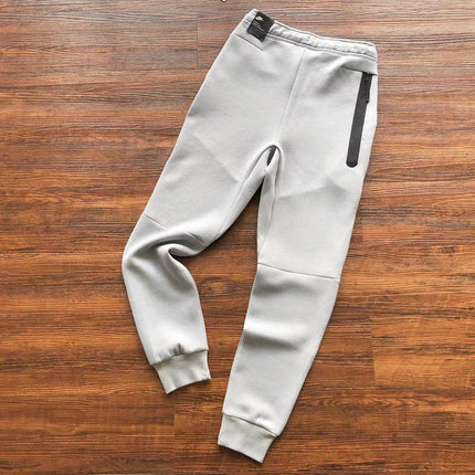 PANTALON NIKE TECH FLEECE x GRIS LOUP/AIGUE-MARINE/ORANGE