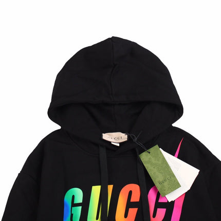 Gucci Rainbow Logo Hoodie