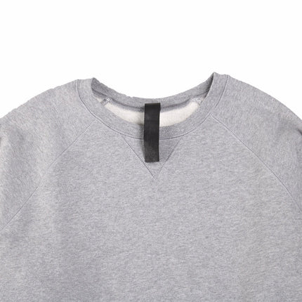 SWEAT-SHIRT CHROME HEARTS CROSS PATCH GRIS