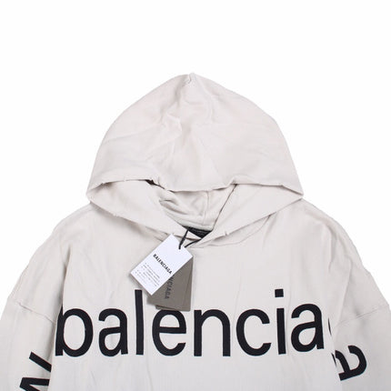 Balenciaga Off-White Oversized Hoodie