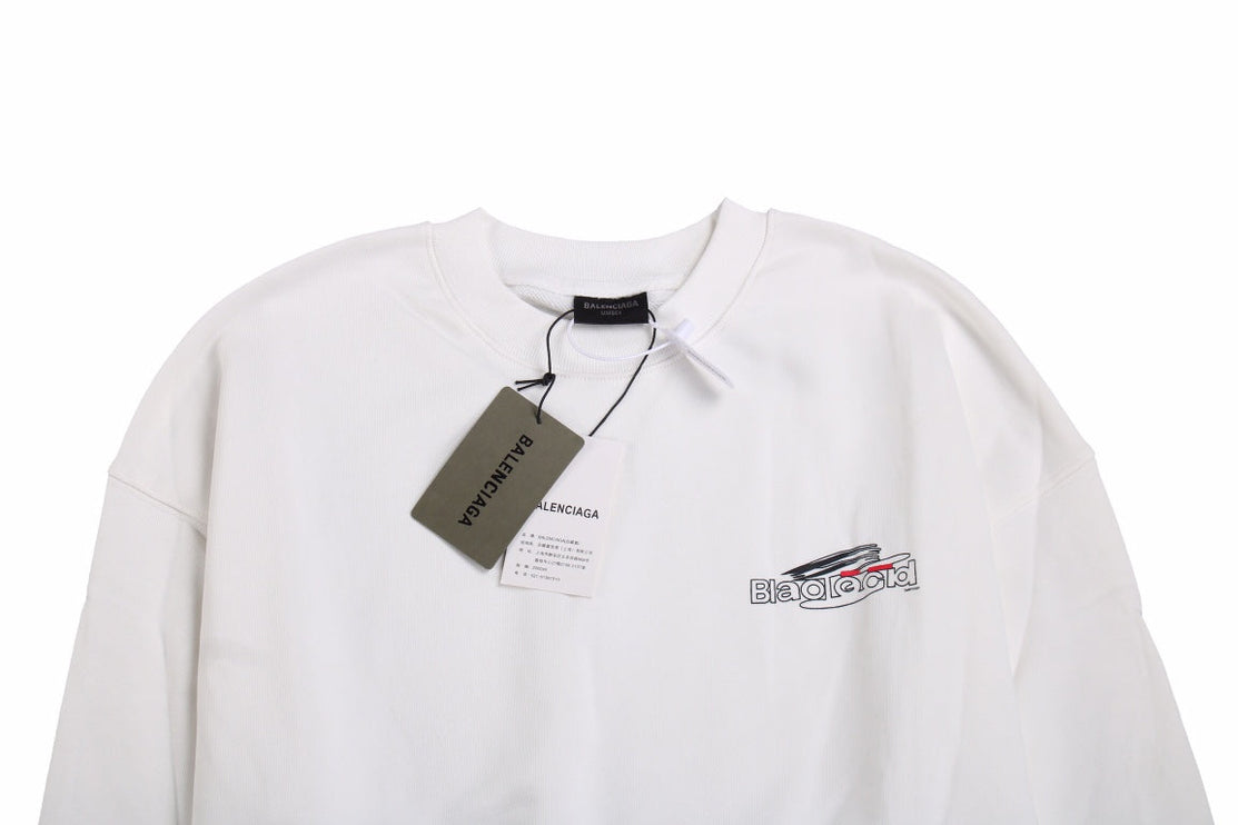 Balenciaga White Sweatshirt