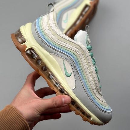 NIKE Air Max 97 "Enamel Vert Sail Worn Bleu"
