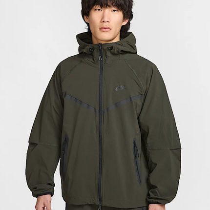 Sweat à capuche Nike Tech Windrunner kaki