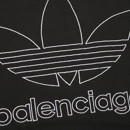 BALENCIAGA x ADIDAS HOODIE BLACK