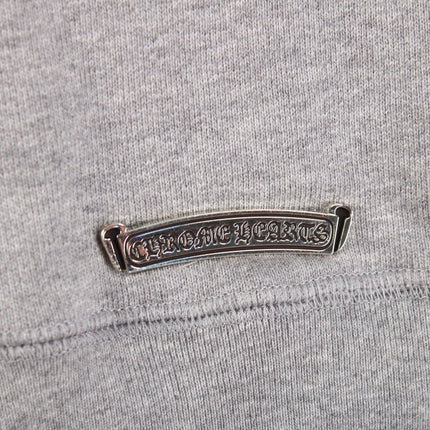 SWEAT-SHIRT CHROME HEARTS CROSS PATCH GRIS