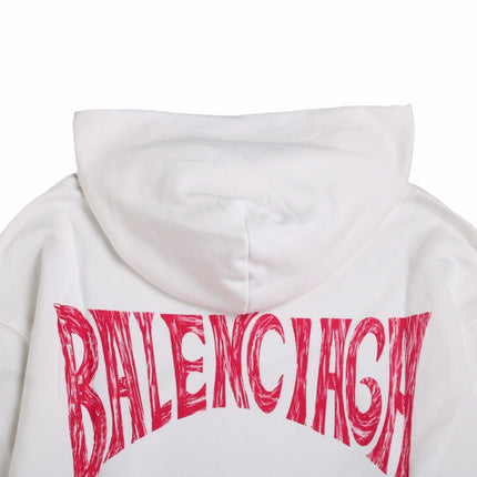 Balenciaga White Hoodie