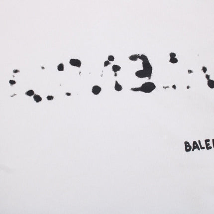 Balenciaga White Logo Hoodie
