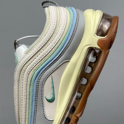 NIKE Air Max 97 "Enamel Vert Sail Worn Bleu"