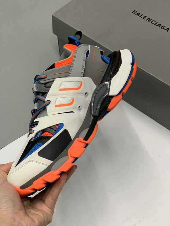 BALENCIAGA TRACK 3.0 x ORANGE BLANC BLEUE
