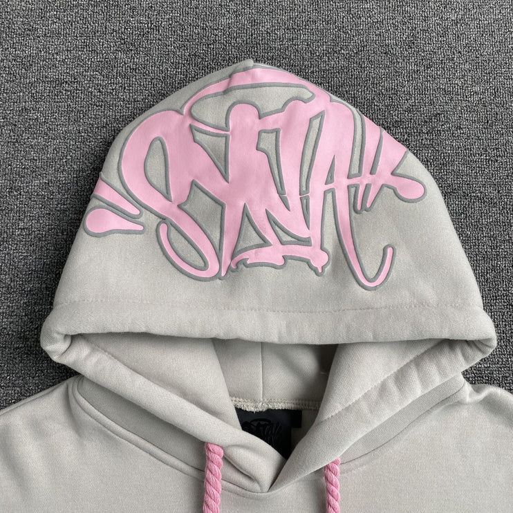Sweat à capuche avec logo Syna World Hood Gris Rose