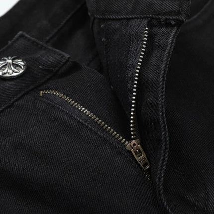 JEAN CHROME HEARTS DOUBLE CROSS NOIR