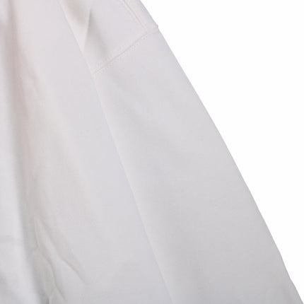 Balenciaga White Hoodie with "I Love" Graphic