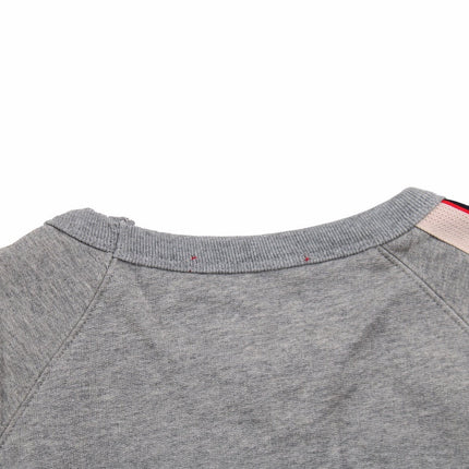 Gucci Grey Sweatshirt with Stripe Detail