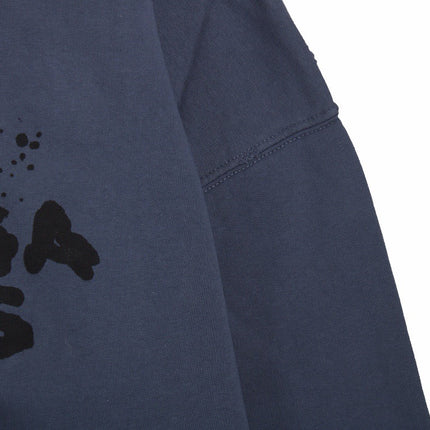Balenciaga Paris Graffiti Hoodie - Blue