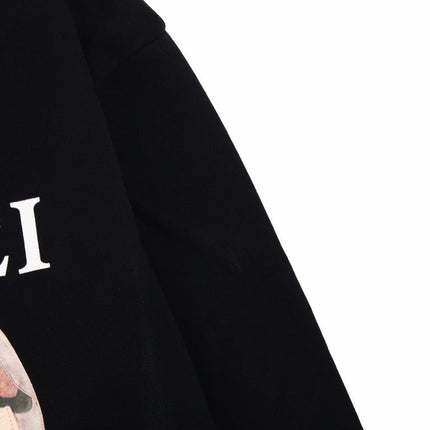 Gucci Black Sweatshirt with Ballet Slippers Print