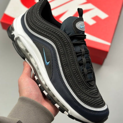 NIKE Air Max 97 " Noir Obsidienne Foncée Bleu Université"