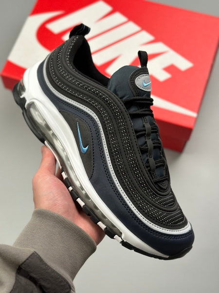 NIKE Air Max 97 " Noir Obsidienne Foncée Bleu Université"
