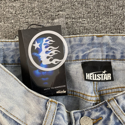 Jean Hellstar Black Flame bleu délavé