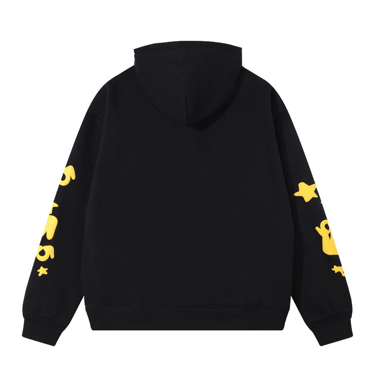 Sweat à capuche SP5DER BELUGA NOIR