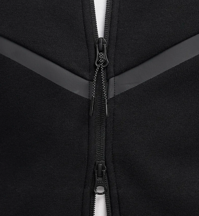SWEAT A CAPUCHE NIKE TECH FLEECE REFLECHISSANT FULL BLACK