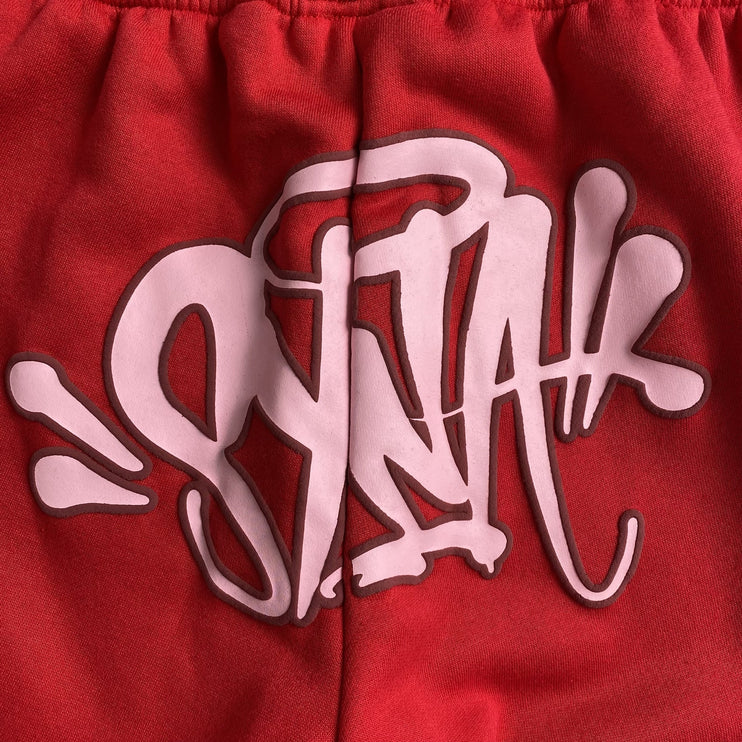 PANTALON DE SURVÊTEMENT SYNA WORLD AVEC LOGO SYNA ROUGE