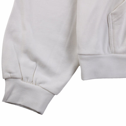Balenciaga White Hoodie with "I Love" Graphic